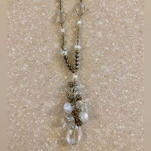 Loft Beaded Cluster Necklace